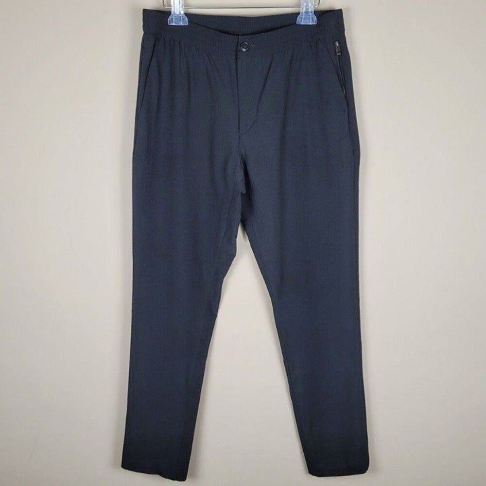 Michael Kors Size 34 Slim Fit Lightweight Stretch Pants Elastic Waistband Black